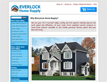 Tablet Screenshot of everlockhomesupply.com